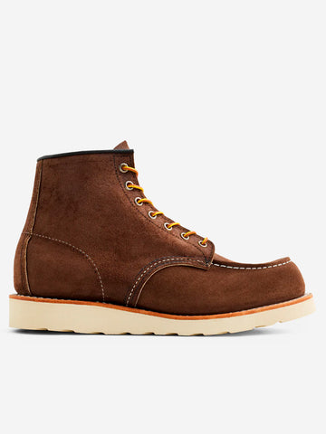 RED WING SHOES 8836 6-Inch Classic Moc Stivaletti Chocolate Muleskinner Leather Marrone