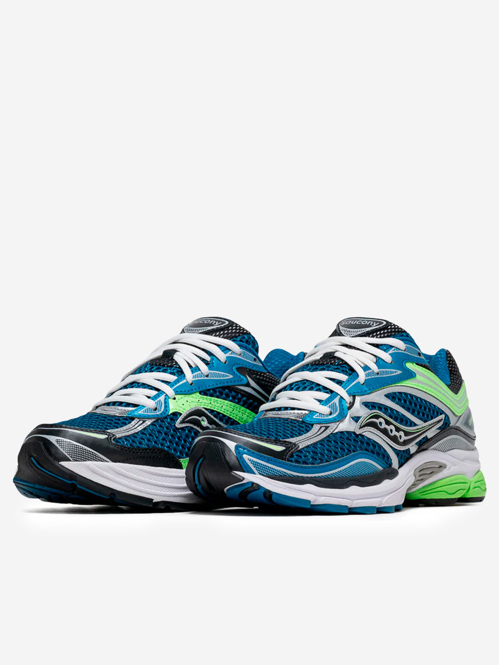 SAUCONY Progrid Omni 9 OG blu e lime Blu verde Urbanstaroma