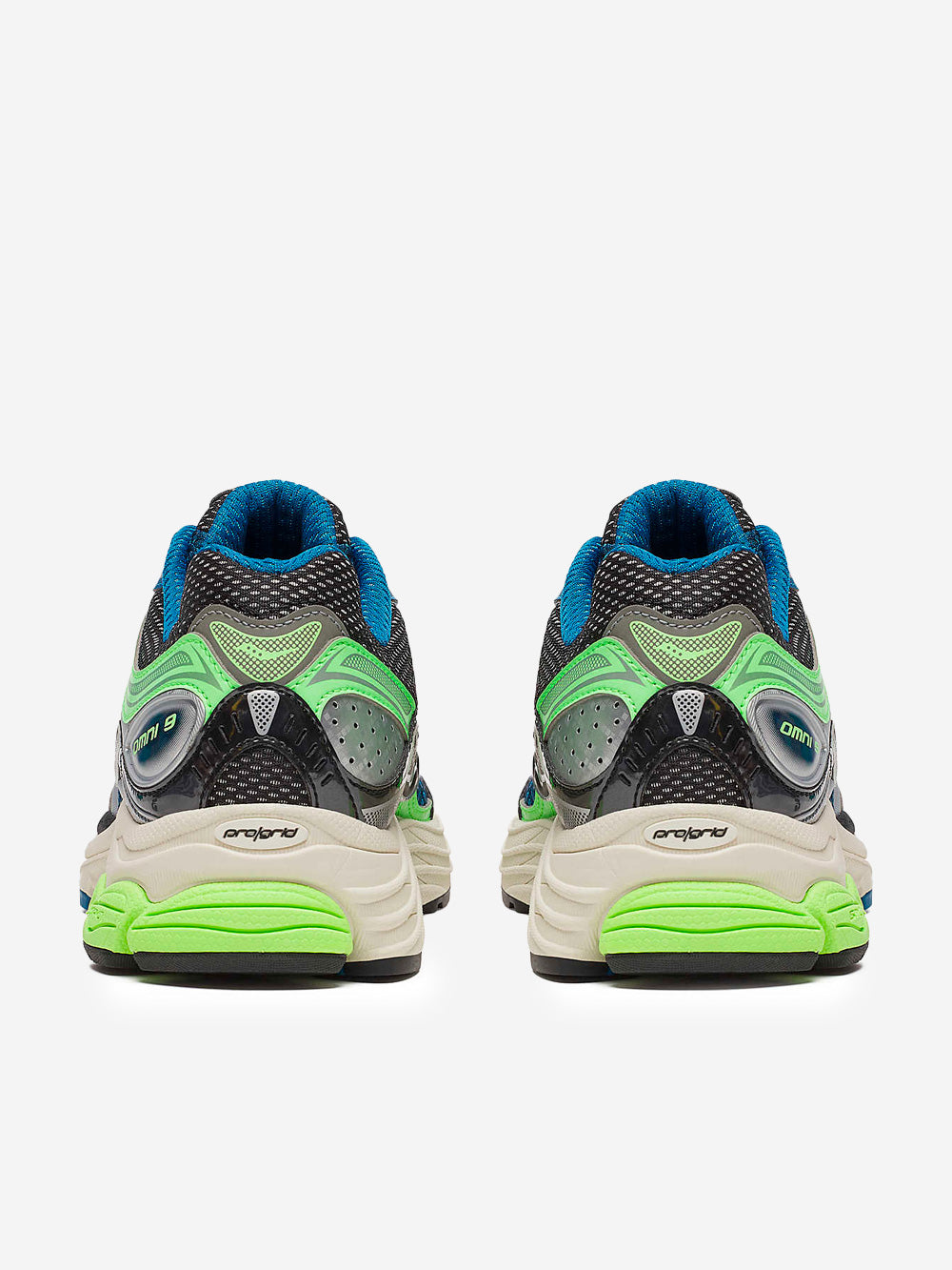 SAUCONY Progrid Omni 9 OG blu e lime Blu verde Urbanstaroma