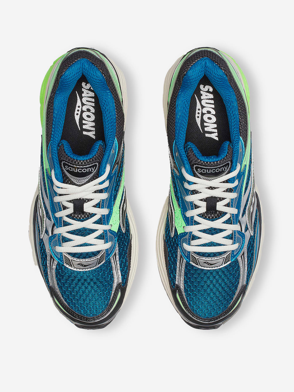 SAUCONY Progrid Omni 9 OG blu e lime Blu verde Urbanstaroma