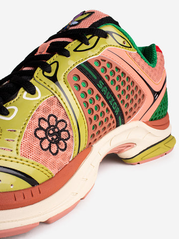 SAUCONY Progrid Triumph 4 'Flowers Grow Uptown' Pack Virginia Creeper Rosa