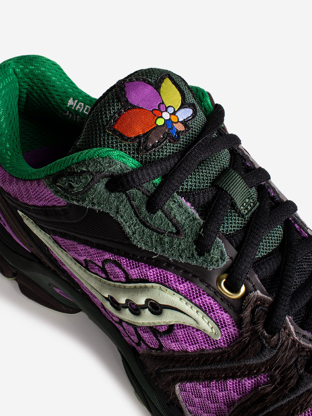SAUCONY Progrid Triumph 4 Jae Tips 'Flower Grow Uptown' Pack Perilla Viola marrone Urbanstaroma