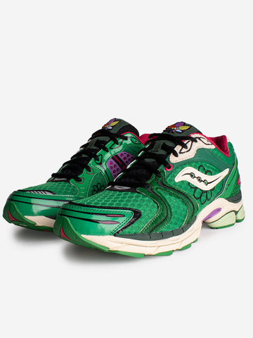 SAUCONY Progrid Triumph 4 Jae Tips 'Flower Grow Uptown' Pack Sugar Maple Verde