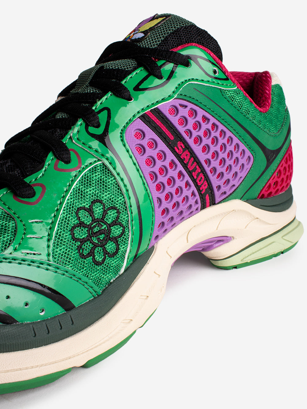 SAUCONY Progrid Triumph 4 Jae Tips 'Flower Grow Uptown' Pack Sugar Maple Verde Urbanstaroma