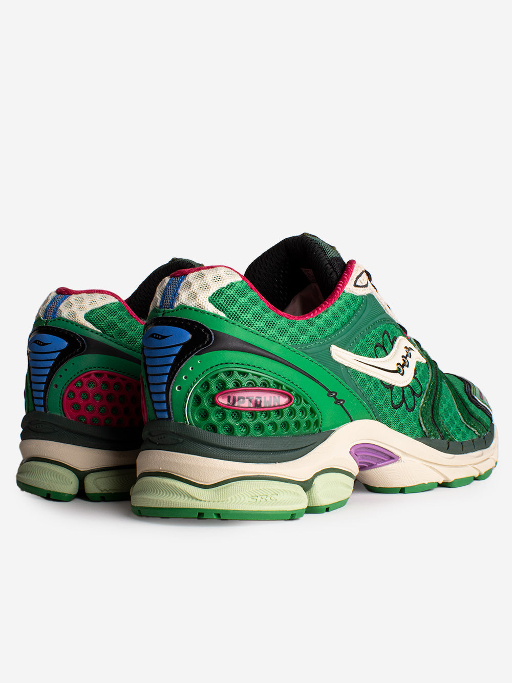 SAUCONY Progrid Triumph 4 Jae Tips 'Flower Grow Uptown' Pack Sugar Maple Verde Urbanstaroma