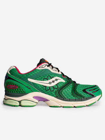 SAUCONY Progrid Triumph 4 Jae Tips 'Flower Grow Uptown' Pack Sugar Maple Verde