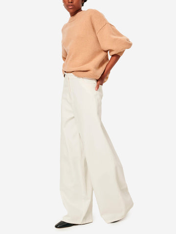 SESSUN Maglione beige 'Beyeler' in lana e cashmere Cammello