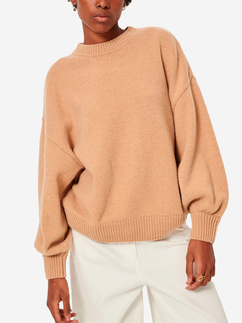 SESSUN Maglione beige 'Beyeler' in lana e cashmere Cammello Urbanstaroma