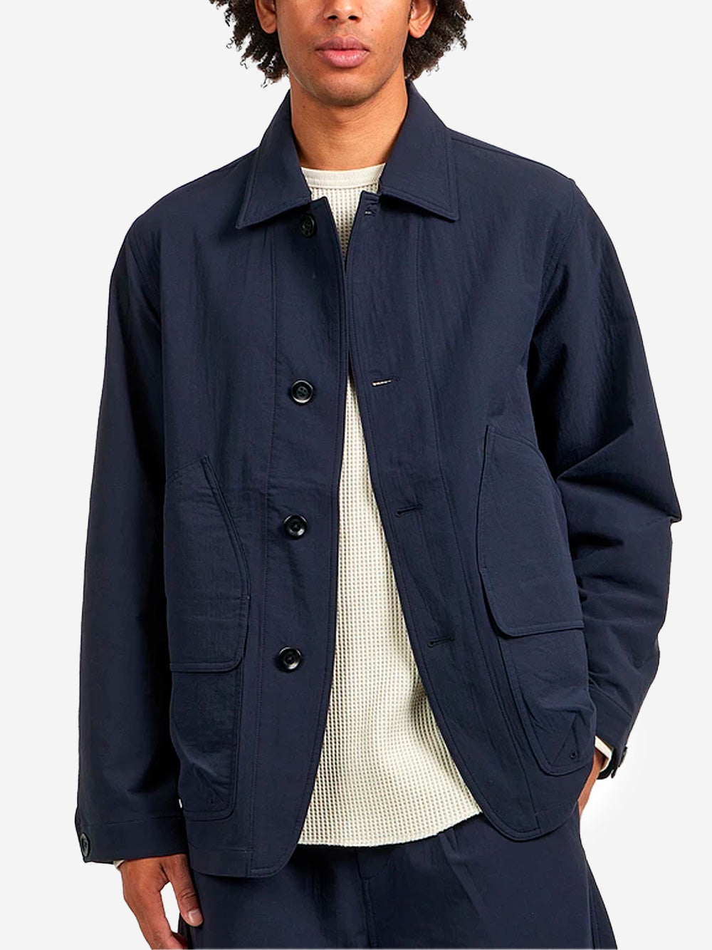 SNOW PEAK Giacca outdoor Easy Cloth blu Blu scuro Urbanstaroma