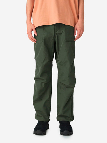 SNOW PEAK Pantaloni ignifughi verdiTakibi ripstop Verde militare