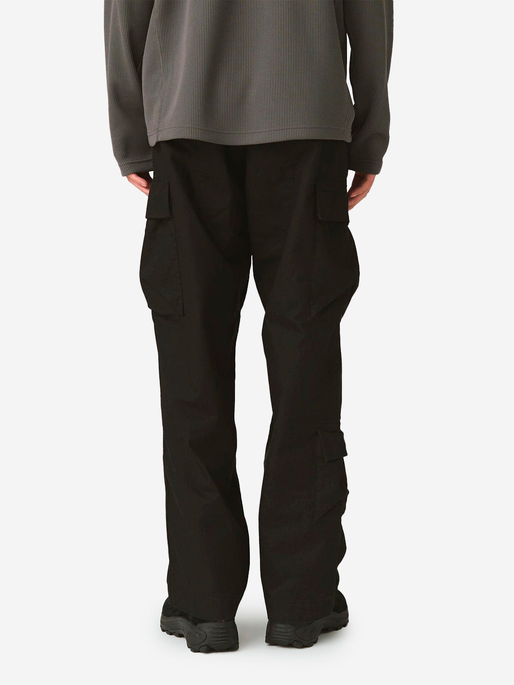 SNOW PEAK Pantaloni chino cargoTakibi Nero Urbanstaroma