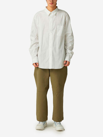 SNOW PEAK Pantaloni outdoor verdi 'Easy Cloth' Verde militare