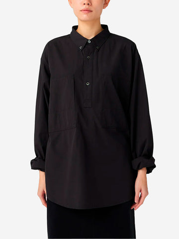 SNOW PEAK Camicia pullover nera Nero