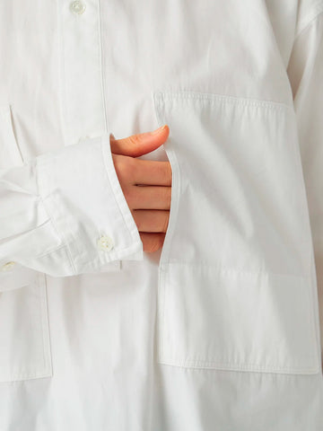 SNOW PEAK Camicia pullover bianca Bianco