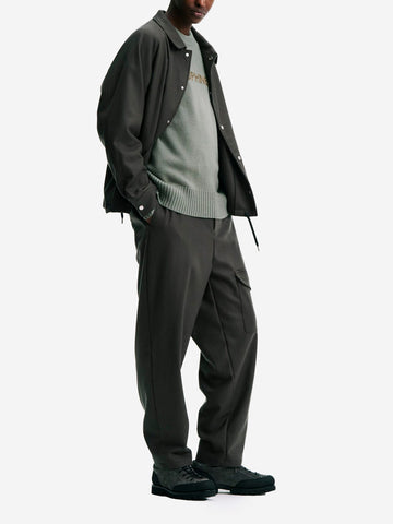 SOPHNET Pantaloni grigi Royal Navy in lana Melton grigio