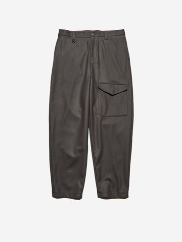 SOPHNET Pantaloni grigi Royal Navy in lana Melton grigio