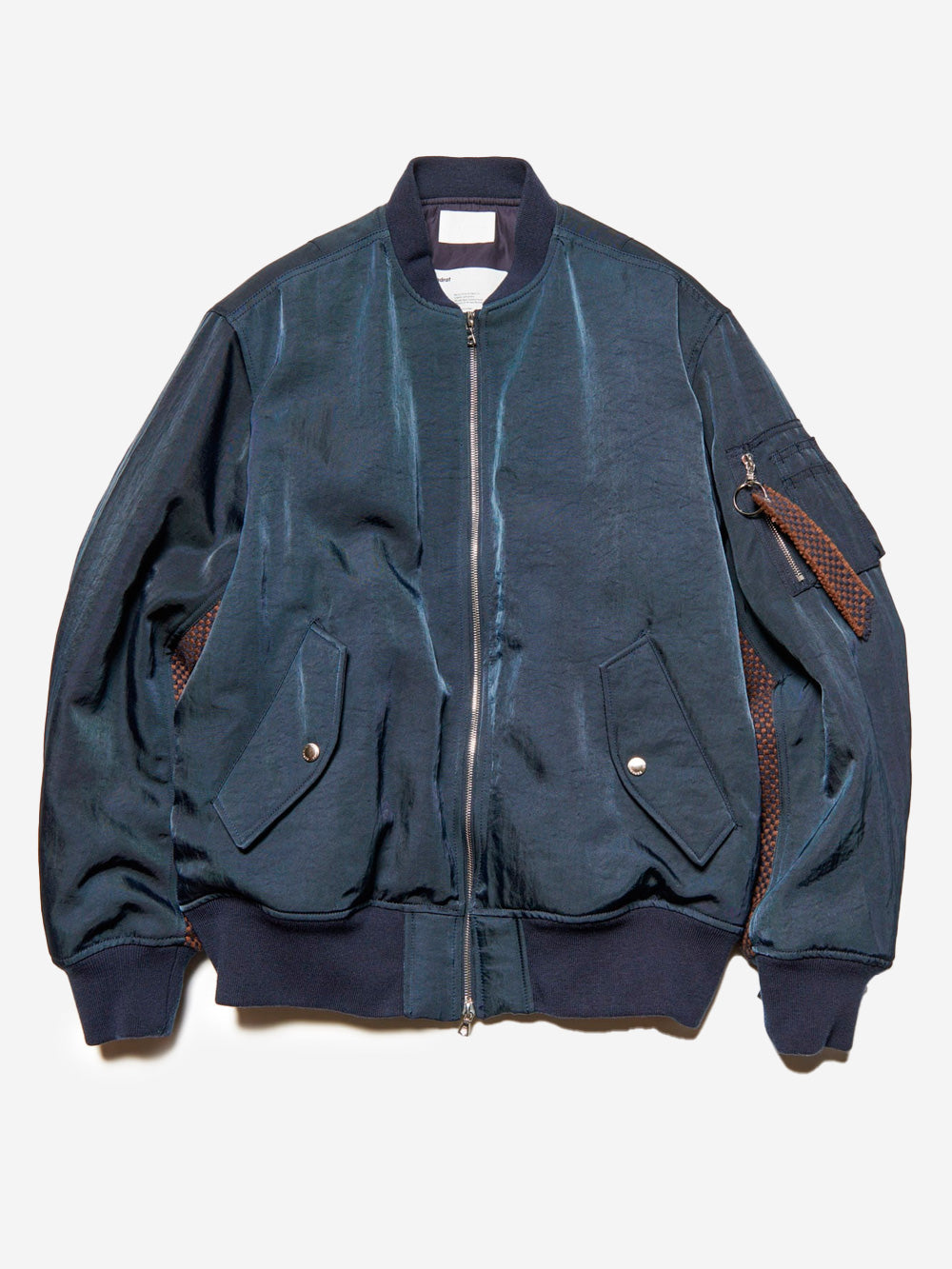SOPHNET Giacca bomber aviatore Kvadrat Sisu Blu Urbanstaroma