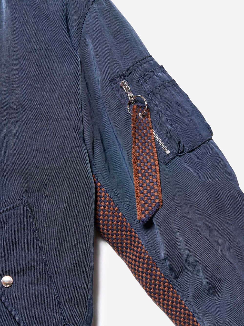 SOPHNET Giacca bomber aviatore Kvadrat Sisu Blu Urbanstaroma