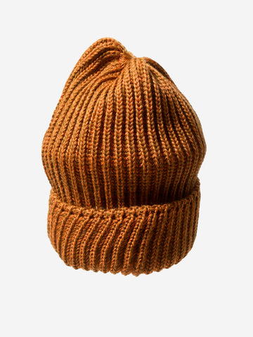 Gorra Watch en mezcla de lana marrón quemada