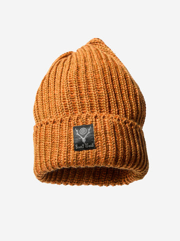 Gorra Watch en mezcla de lana marrón quemada