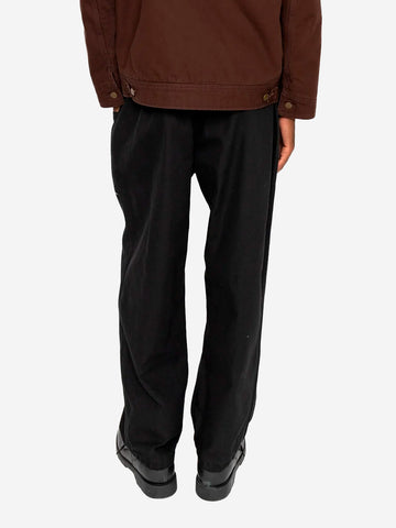 Black cotton CS pants