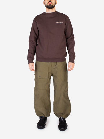 Pantalón OPP con cinturón en algodón cepillado