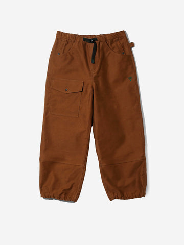 Pantalón OPP con cinturón en algodón cepillado