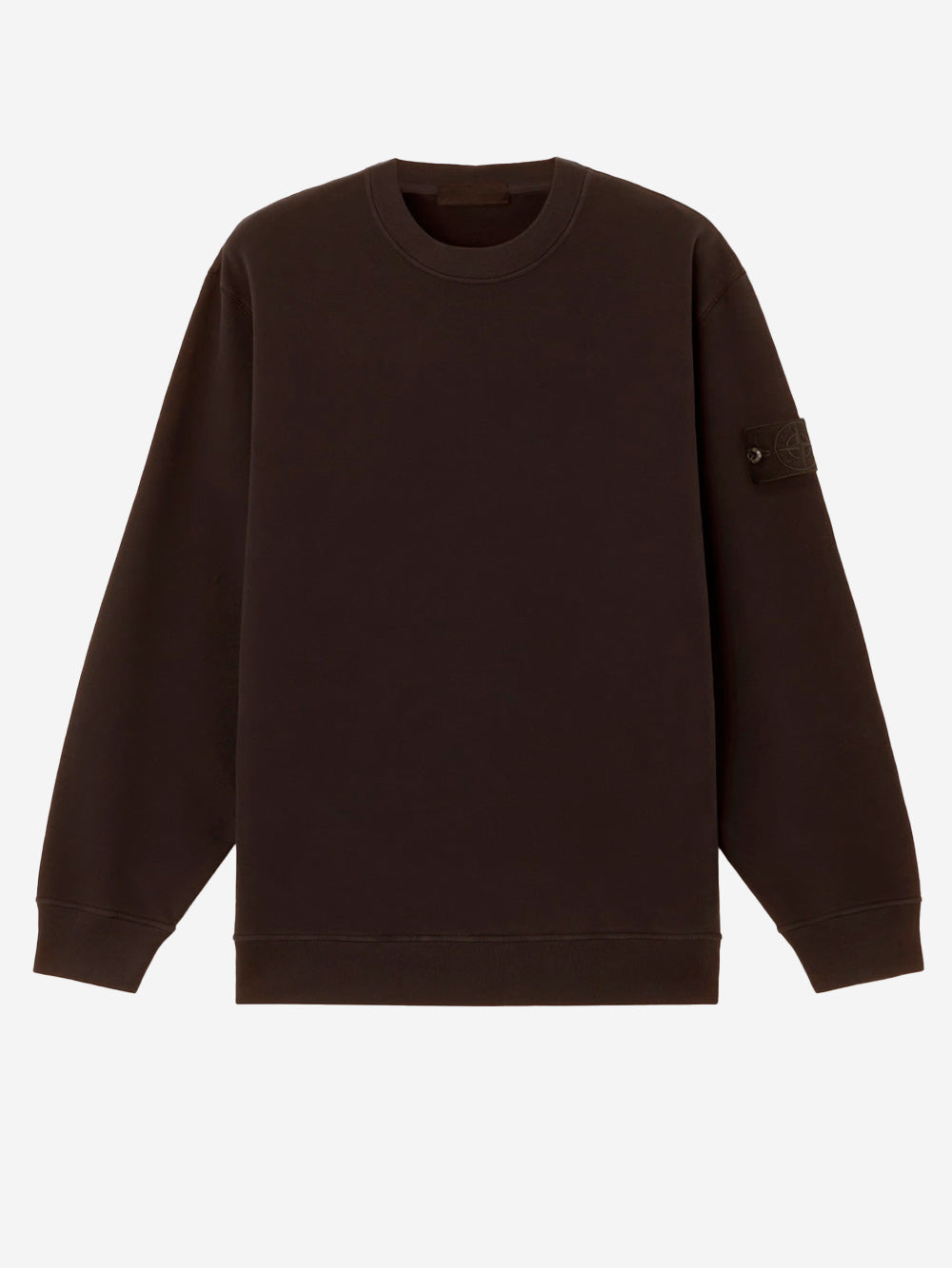 STONE ISLAND Felpa girocollo marrone 'Ghost' Marrone Urbanstaroma