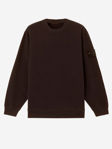 STONE ISLAND Felpa girocollo marrone 'Ghost' Marrone