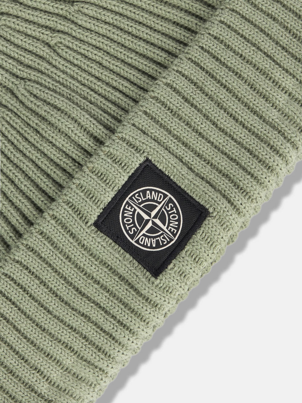 STONE ISLAND Beanie Full Rib salvia Verde Urbanstaroma
