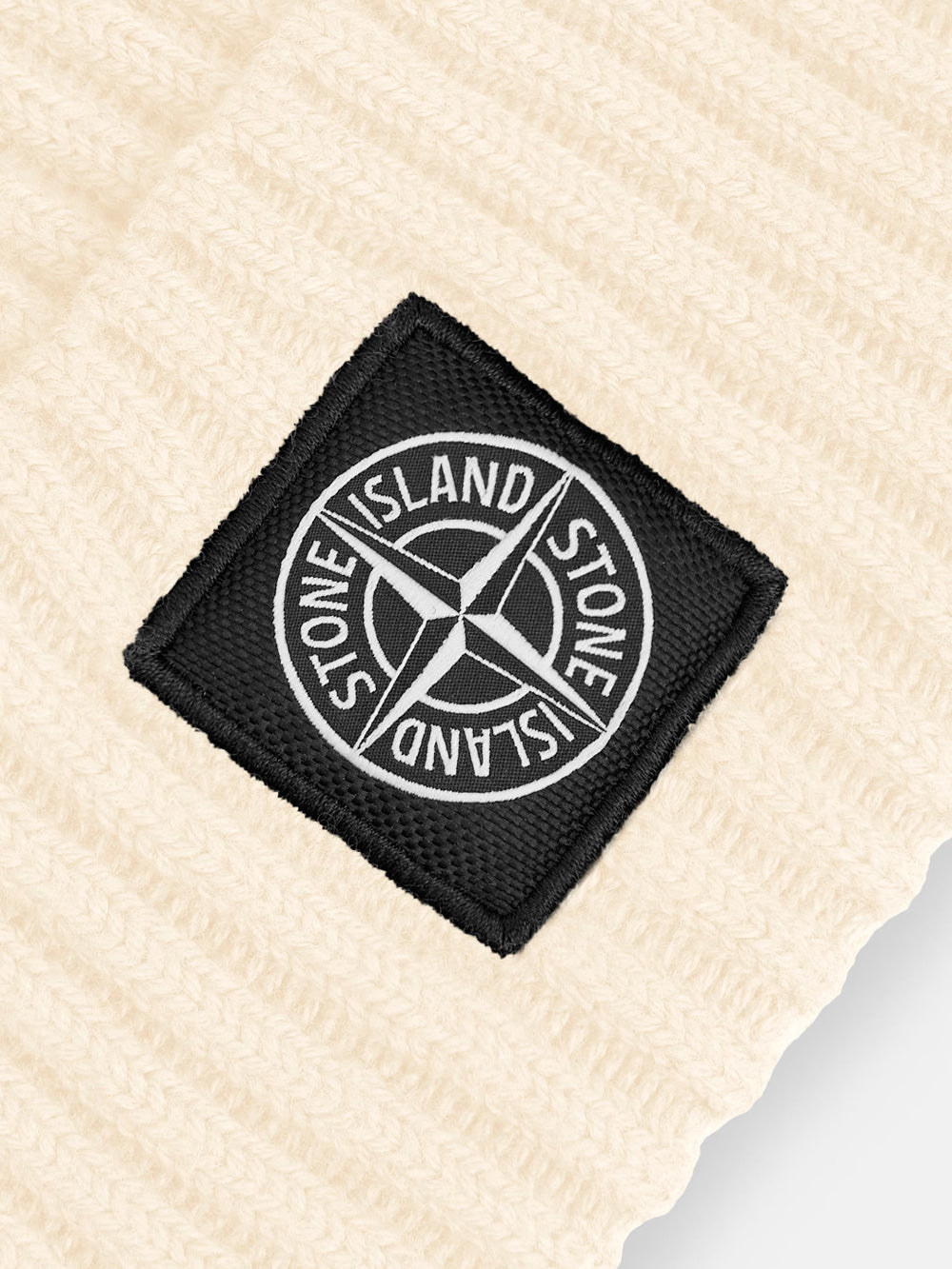 STONE ISLAND Beanie Full Rib avorio Panna Urbanstaroma