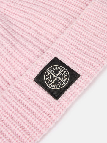 STONE ISLAND Beanie Geelong a costine rosa Rosa