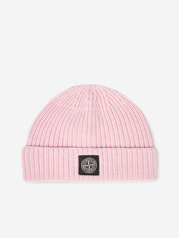 STONE ISLAND Beanie Geelong a costine rosa Rosa