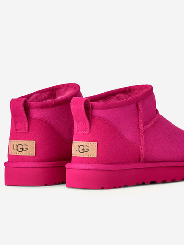 UGG W Classic Ultra Mini 'Dark Peony' Fucsia