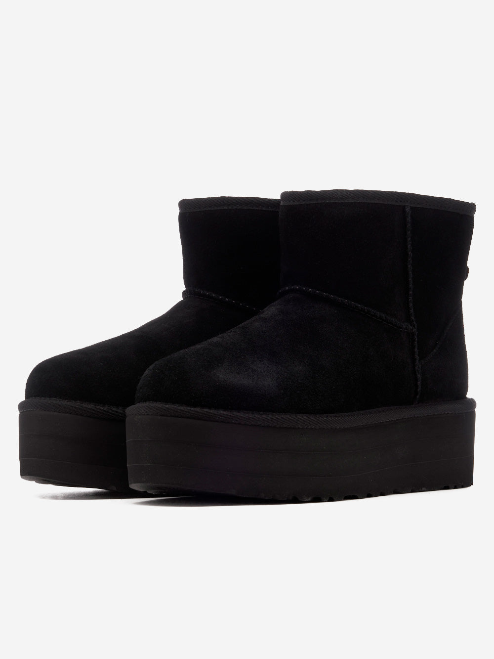 UGG W Classic Mini Platform stivali neri Nero Urbanstaroma