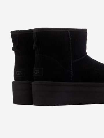 UGG W Classic Mini Platform stivali neri Nero