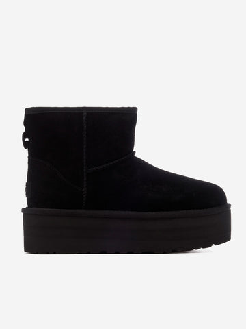 UGG W Classic Mini Platform stivali neri Nero