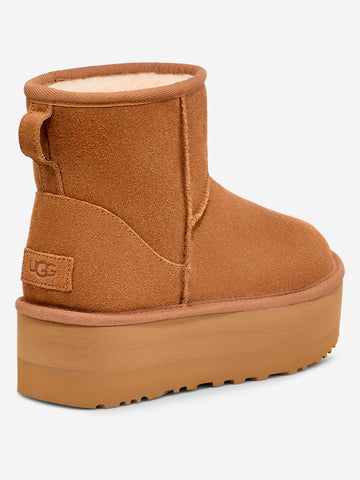 UGG W Classic Mini Platform stivali Chestnut Cammello