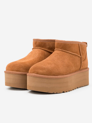 UGG W Classic Ultra Mini Platform 'Chestnut' Castagna