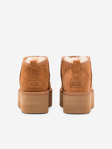 UGG W Classic Ultra Mini Platform 'Chestnut' Castagna