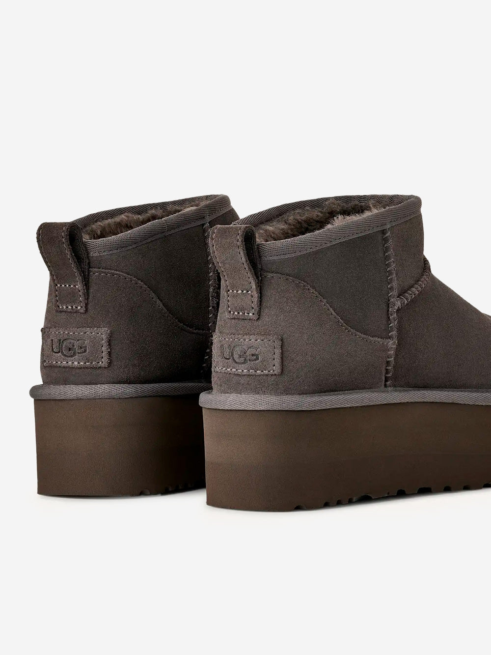 UGG W Classic Ultra Mini Platform 'Charcoal' grigio Urbanstaroma