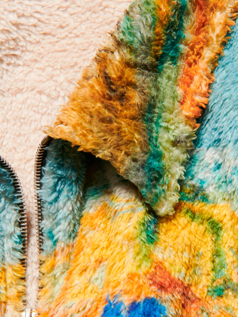 UNIFORM EXPERIMENT Blouson in pile dipinto 'Landscape' Asger Jorn Multicolor Urbanstaroma