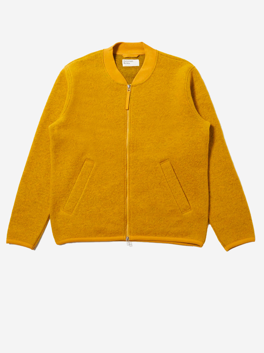UNIVERSAL WORKS Bomber giallo in lana con zip Giallo Urbanstaroma