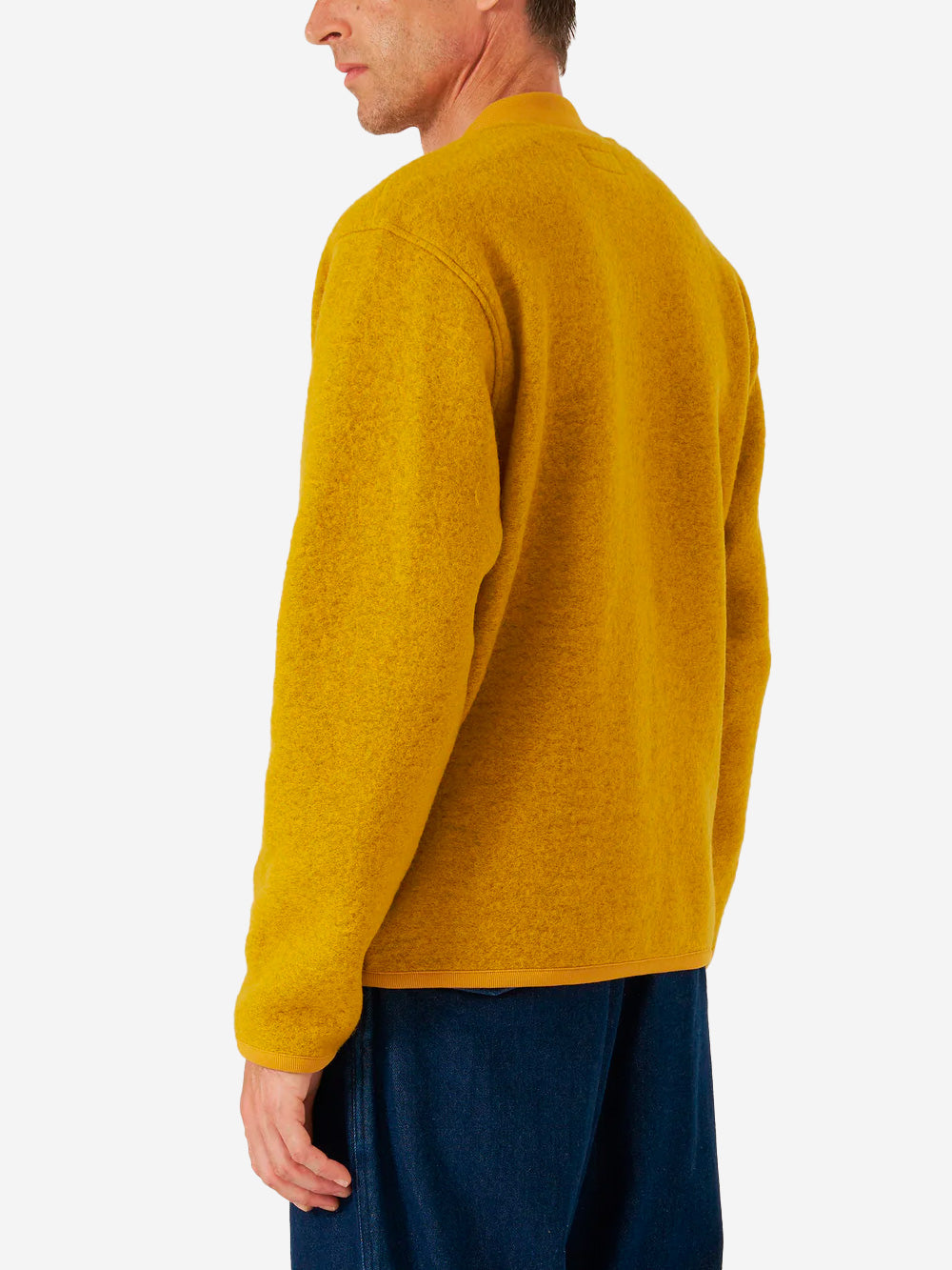 UNIVERSAL WORKS Bomber giallo in lana con zip Giallo Urbanstaroma