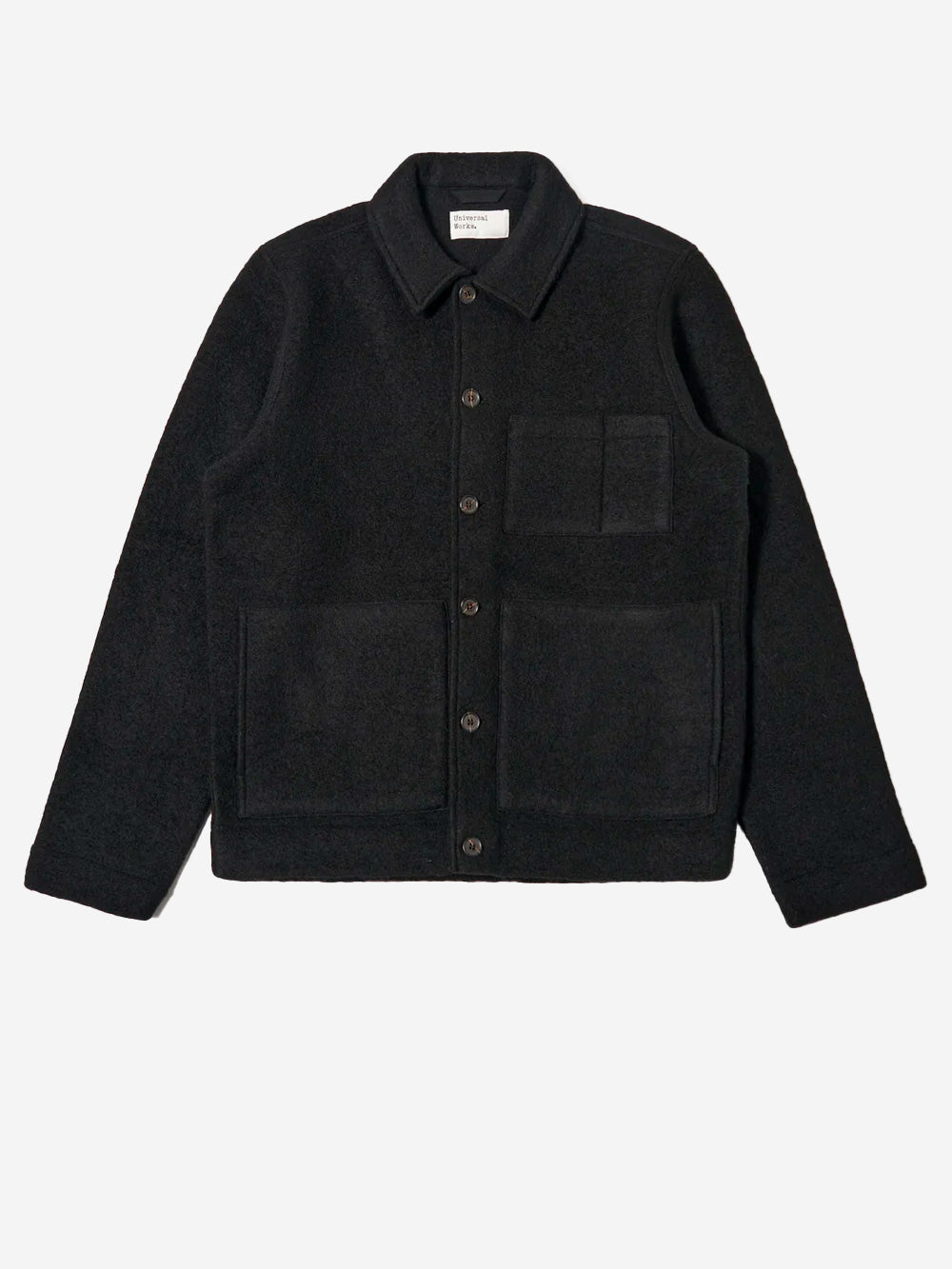 UNIVERSAL WORKS Giacca 'Uniform' nera in misto lana Nero Urbanstaroma