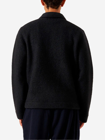 UNIVERSAL WORKS Giacca 'Uniform' nera in misto lana Nero