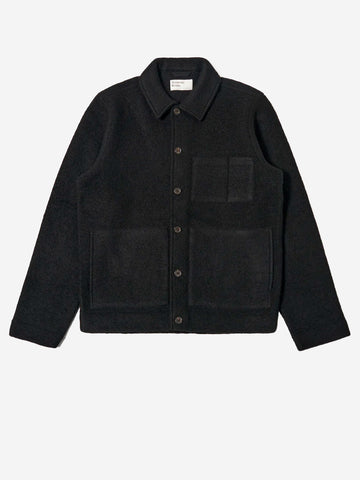 UNIVERSAL WORKS Giacca 'Uniform' nera in misto lana Nero
