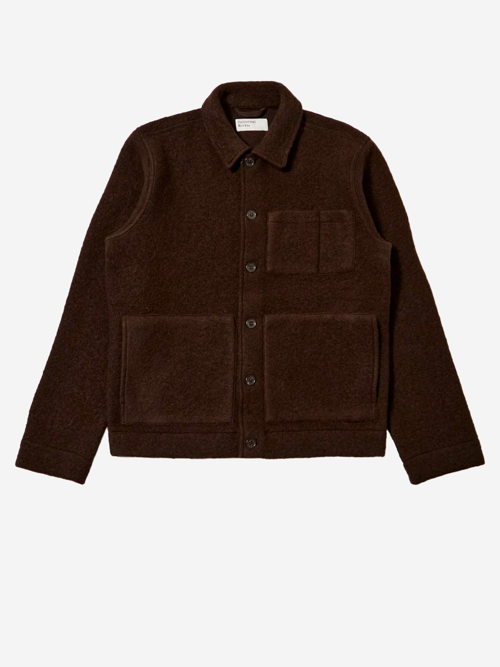 UNIVERSAL WORKS Giacca 'Uniform' marrone in misto lana Marrone Urbanstaroma