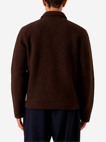 UNIVERSAL WORKS Giacca 'Uniform' marrone in misto lana Marrone