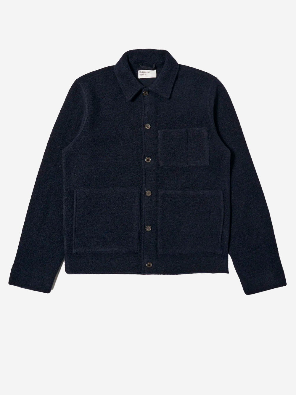 UNIVERSAL WORKS Giacca 'Uniform' blu navy in misto lana Blu scuro Urbanstaroma